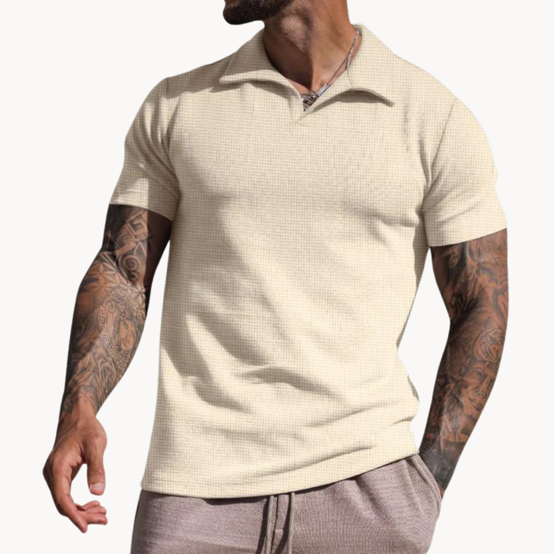 Polo – Yarn-Dyed Blend Johnny Collar & Keeps Shape Well