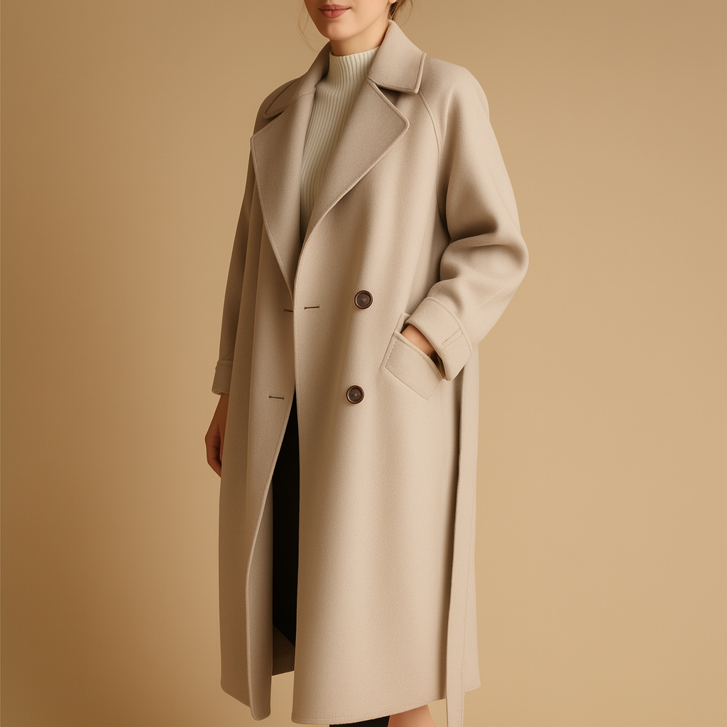 Polyester Blend Coat – Long Length And Extra Warm Lining