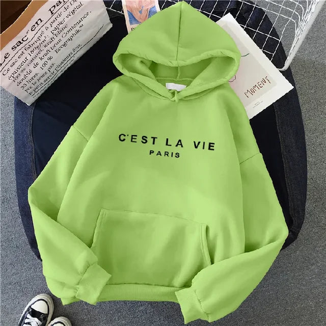 Polyester Blend Hoodie - Pullover Hood And Layering Shape