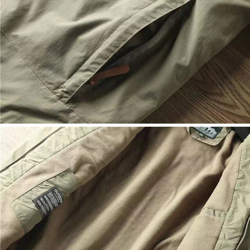 Polyester Blend Jacket - Sealed Seams And Warm Insulation