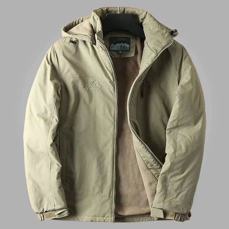 Polyester Blend Jacket - Sealed Seams And Warm Insulation