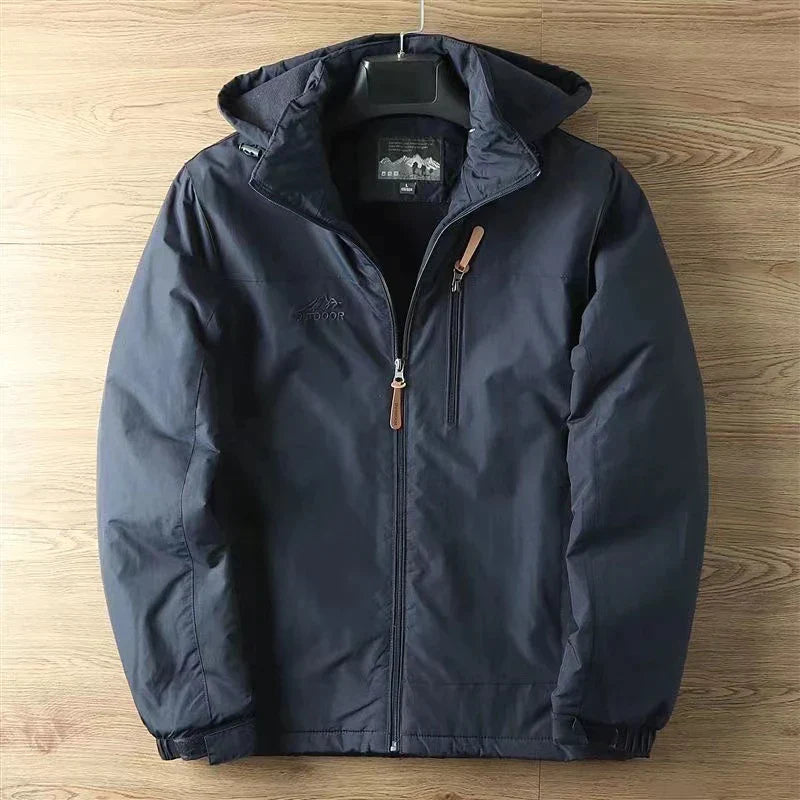 Polyester Blend Jacket - Sealed Seams And Warm Insulation