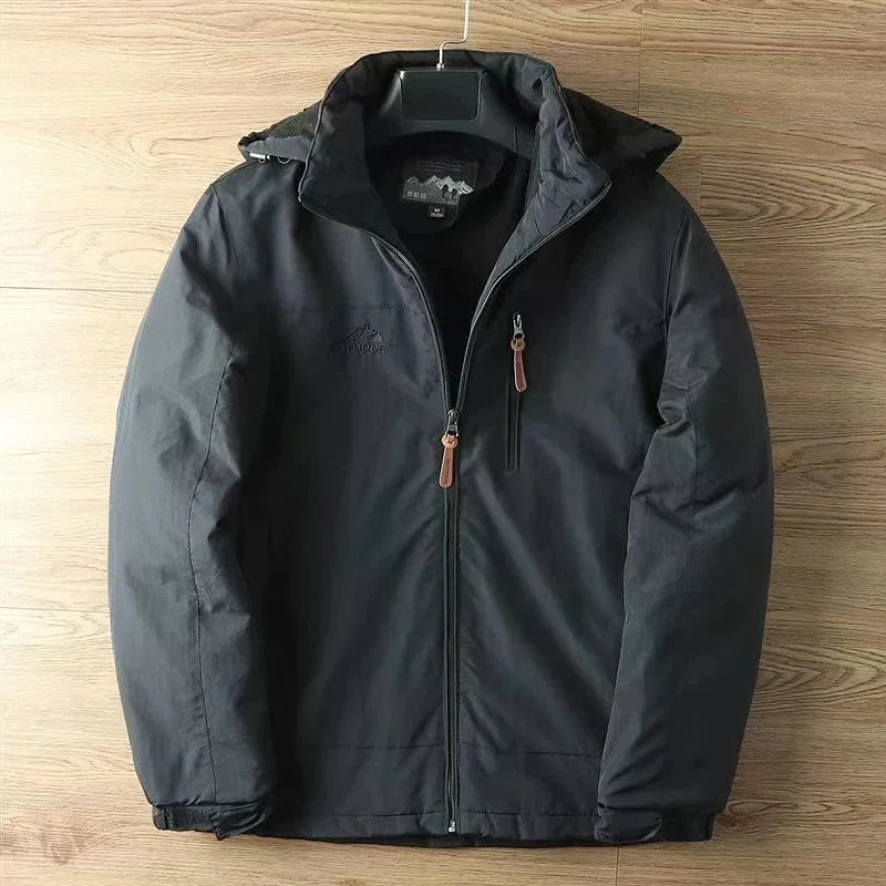 Polyester Blend Jacket - Sealed Seams And Warm Insulation