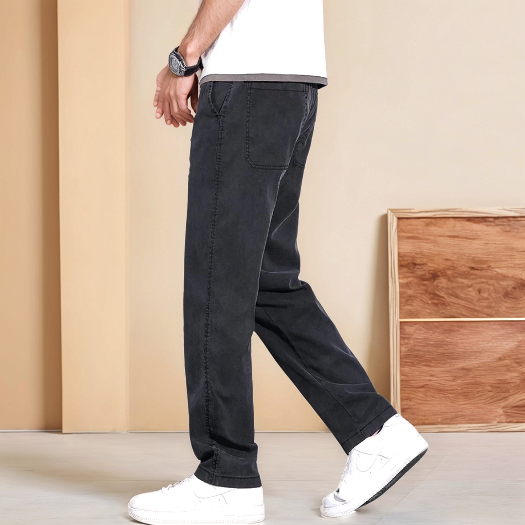 Polyester Blend Jeans - Relaxed Seat And Easy Movement