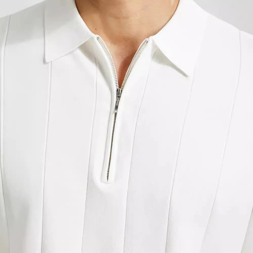 Polyester Blend Polo Shirt – Slim Cut & Breathable Fit