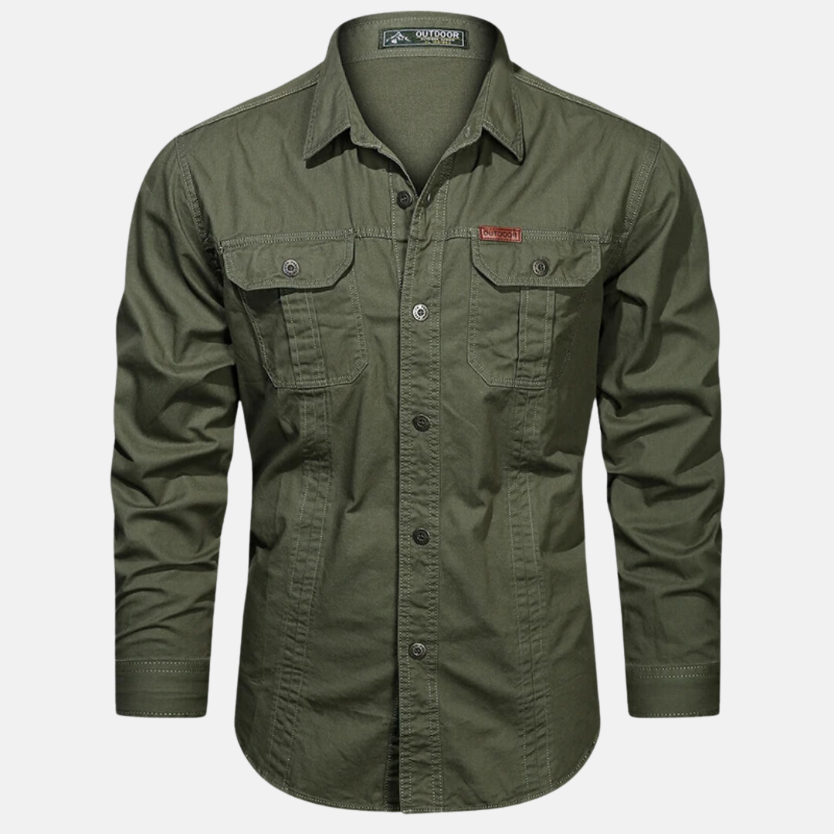 Polyester Blend Shirt – Front Side Pockets & Secure Storage
