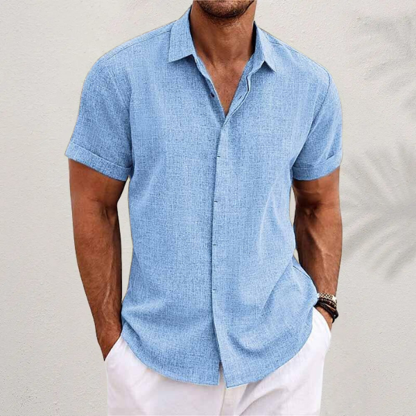 Polyester Blend Shirt - Short Sleeve & Breathable Airflow