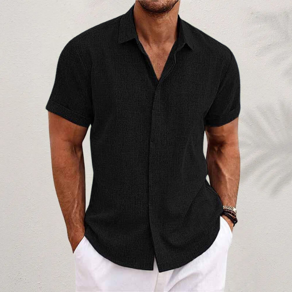 Polyester Blend Shirt - Short Sleeve & Breathable Airflow