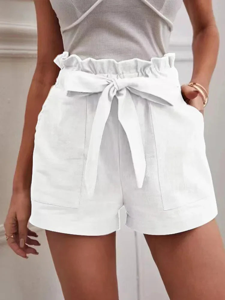 Polyester Blend Shorts - Drawstring Waist And Airflow Fit