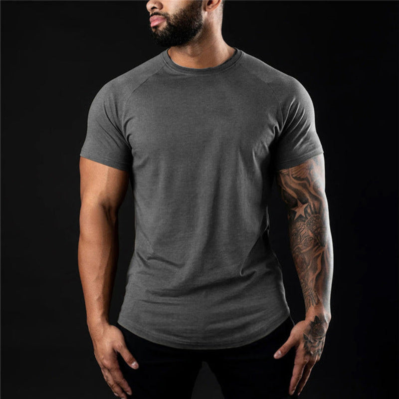 Polyester Blend T Shirt – Slim Short Sleeve & Neat Shape