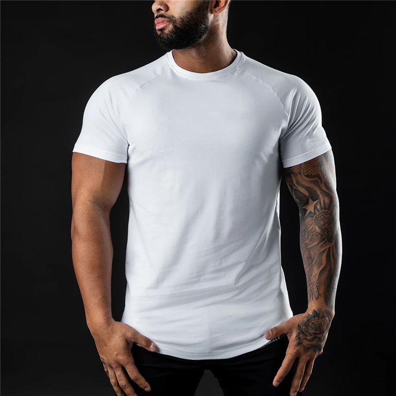 Polyester Blend T Shirt – Slim Short Sleeve & Neat Shape