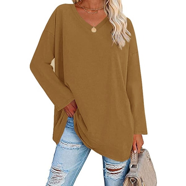 Polyester Blend Top - V Neck Shape & Easy Arm Movement
