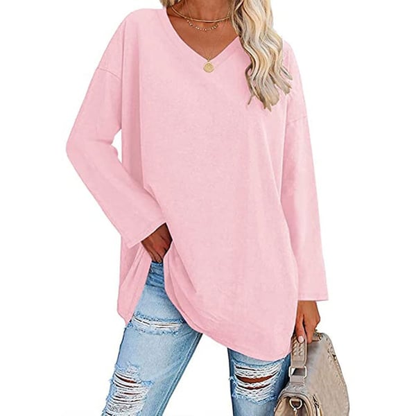 Polyester Blend Top - V Neck Shape & Easy Arm Movement