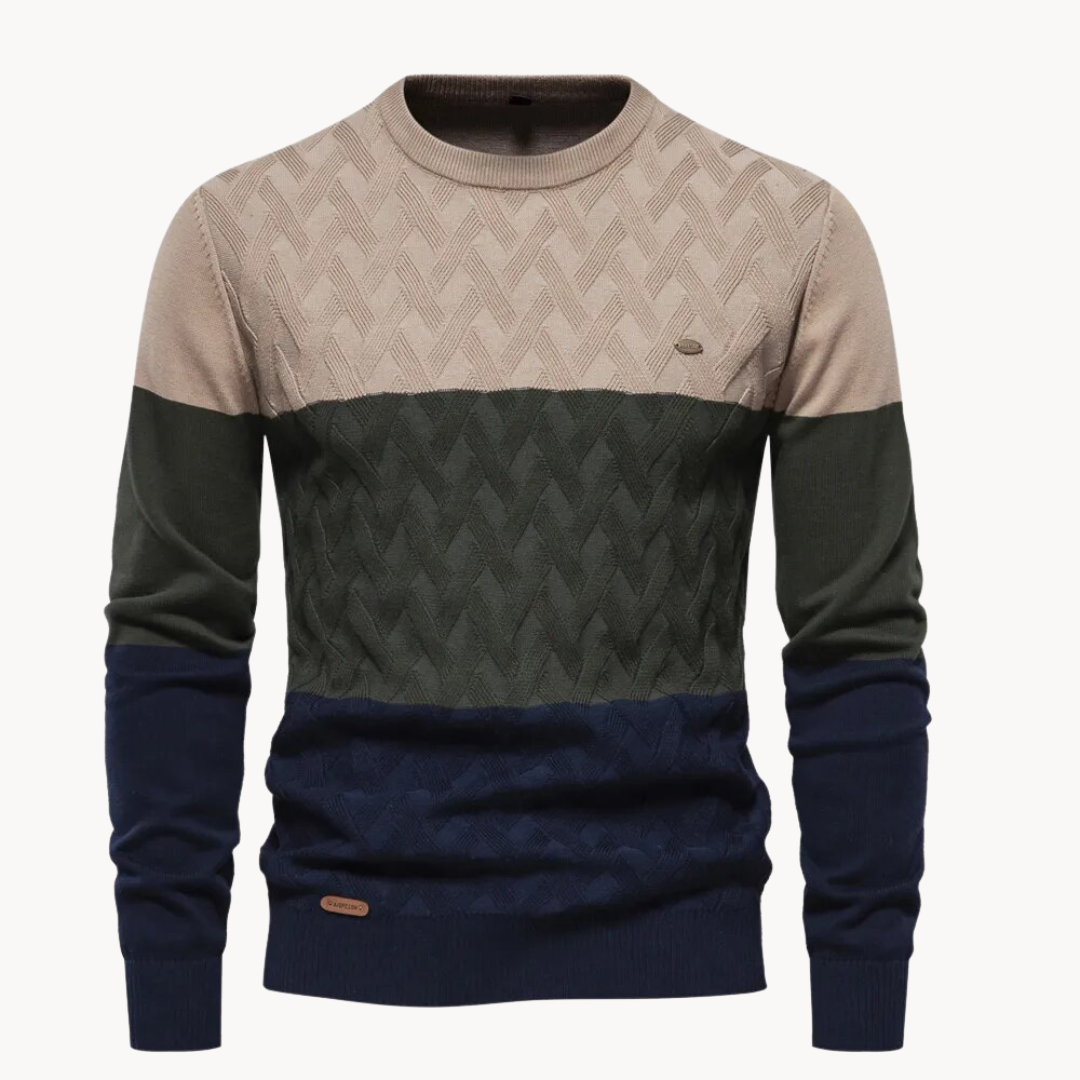 Pullover - Intricate Knit Structure & Warm Breathable Fit