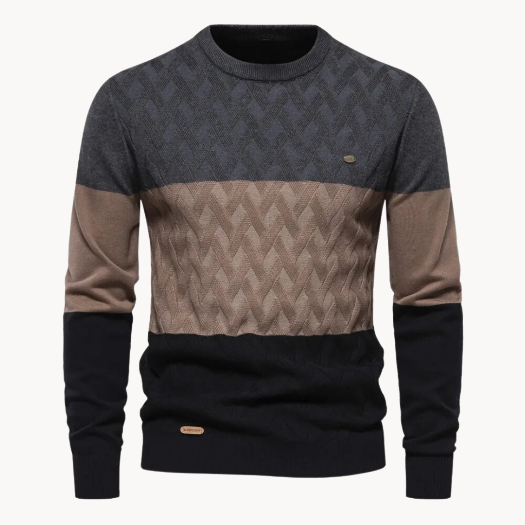 Pullover - Intricate Knit Structure & Warm Breathable Fit