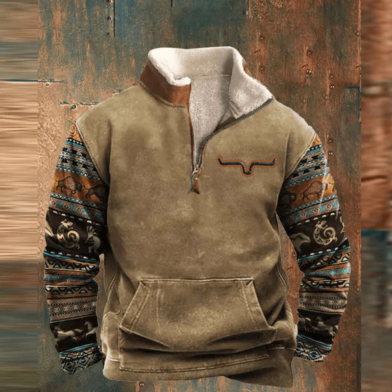 Pullover - Soft Blend Zip Front & Neck Coverage Control