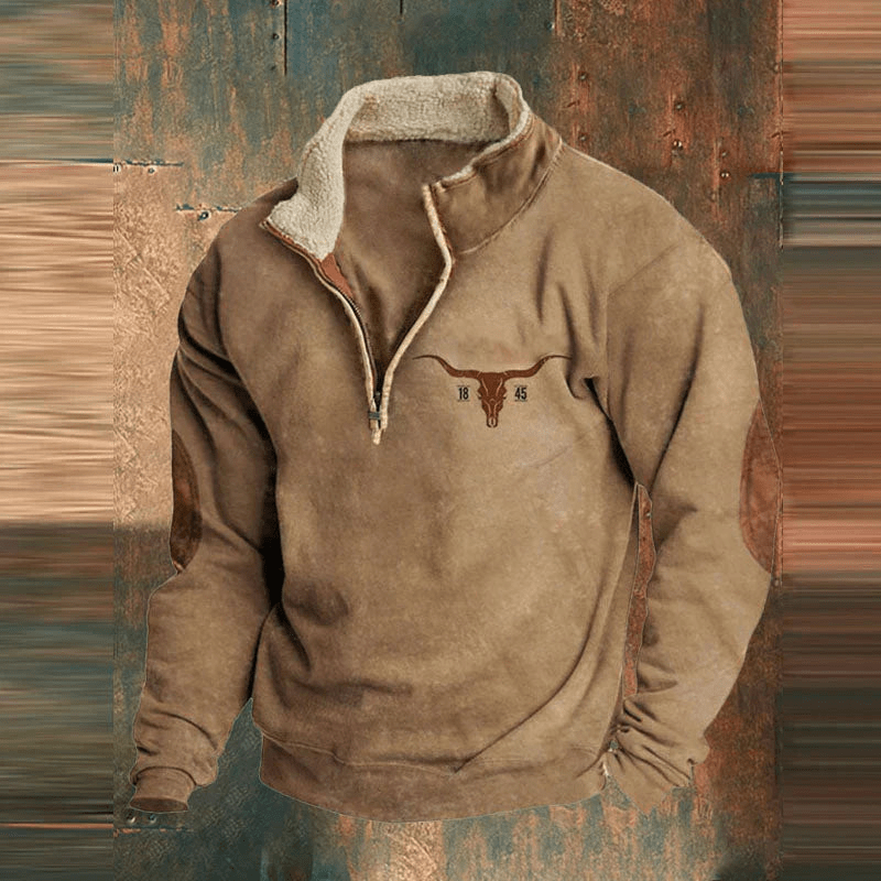 Pullover - Soft Blend Zip Front & Neck Coverage Control