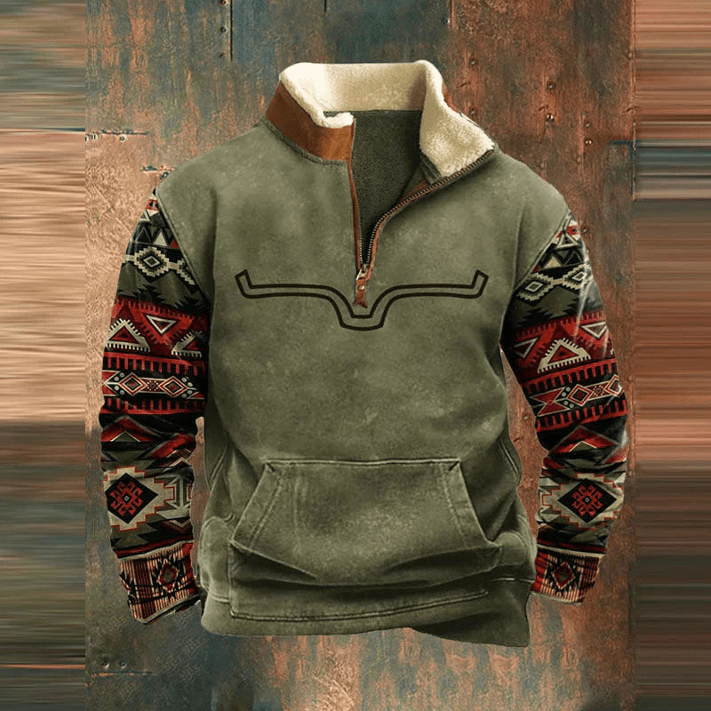 Pullover - Soft Blend Zip Front & Neck Coverage Control