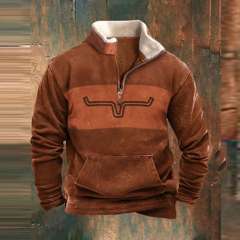 Pullover - Soft Blend Zip Front & Neck Coverage Control