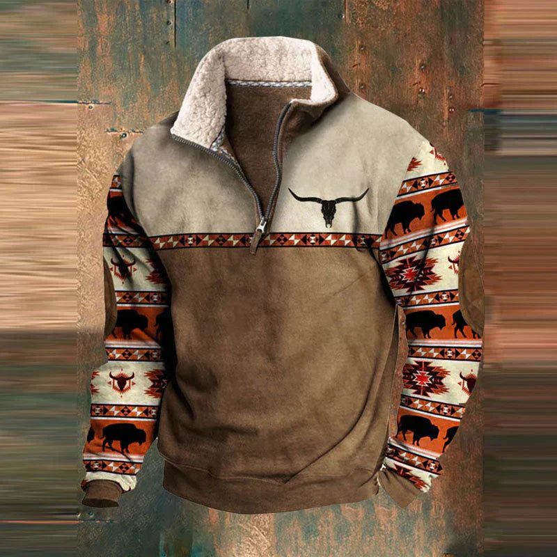 Pullover - Soft Blend Zip Front & Neck Coverage Control