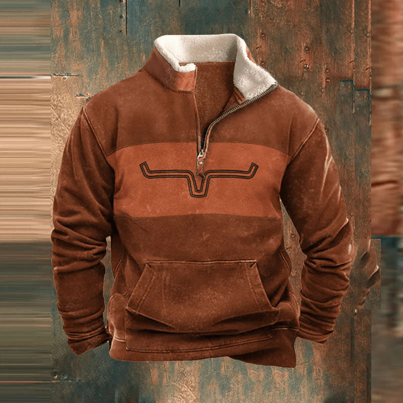 Pullover - Soft Blend Zip Front & Neck Coverage Control