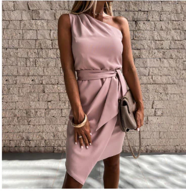 Women's Asymmetrical Sleeveless Evening Dress 5