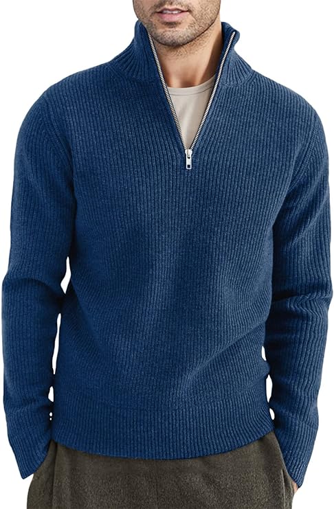 Quarter Zip Pullover – Shaped Collar & Easy Movement