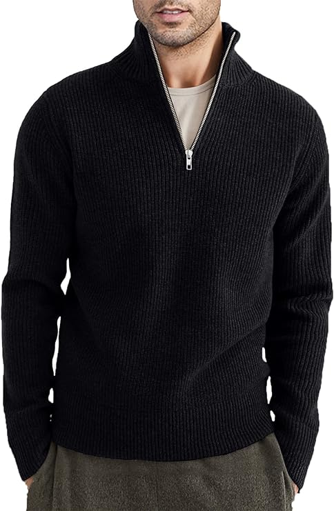 Quarter Zip Pullover – Shaped Collar & Easy Movement