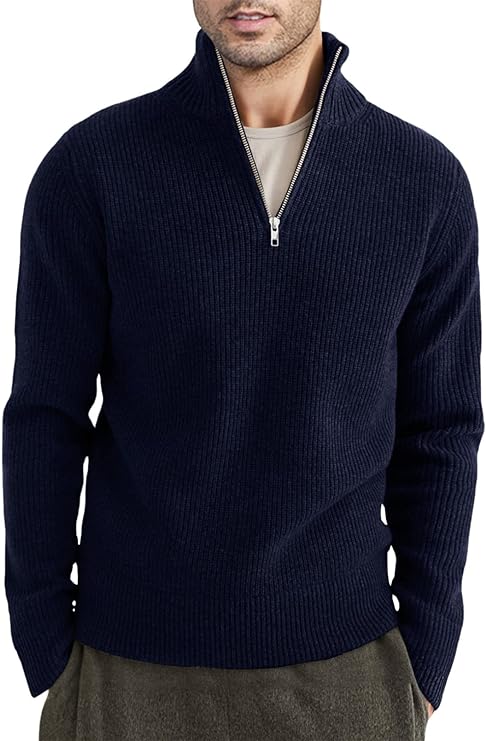 Quarter Zip Pullover – Shaped Collar & Easy Movement