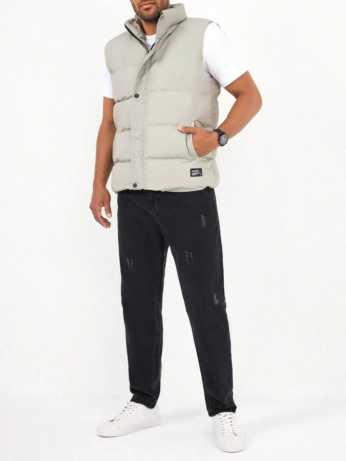 Quilted Gilet - Zipper Front & Breathable Torso Warmth