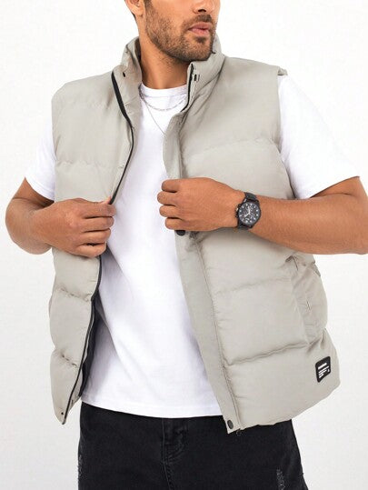 Quilted Gilet - Zipper Front & Breathable Torso Warmth