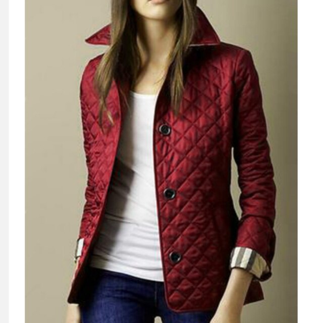 Quilted Jacket - Diamond Stitch & Lightweight Insulation