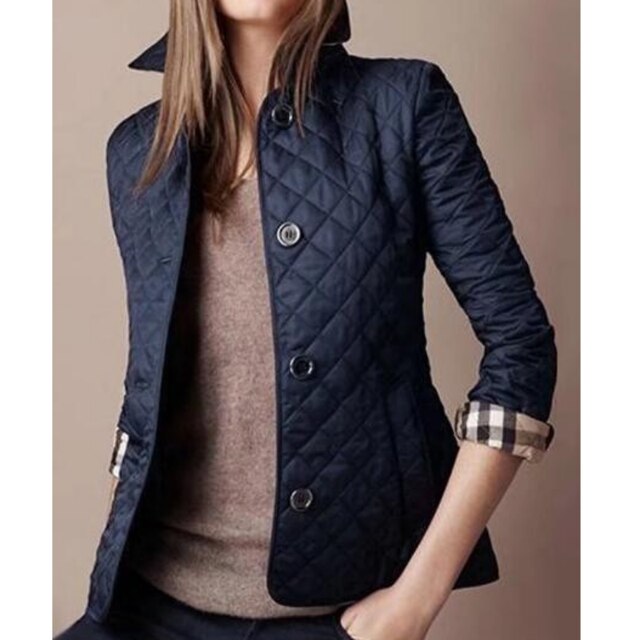 Quilted Jacket - Diamond Stitch & Lightweight Insulation