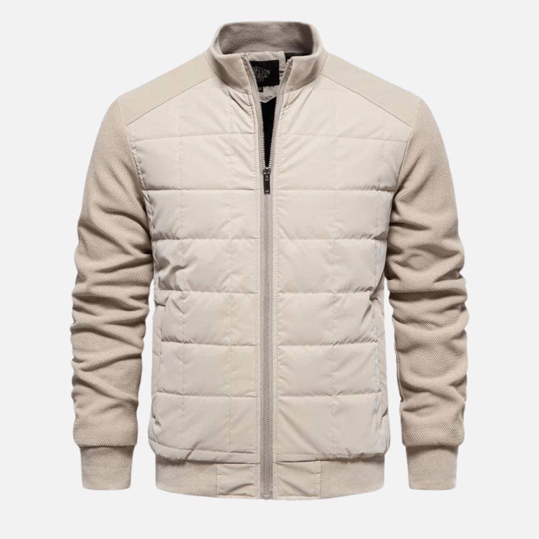 Quilted Jacket – Padded Front & Light Thermal Support