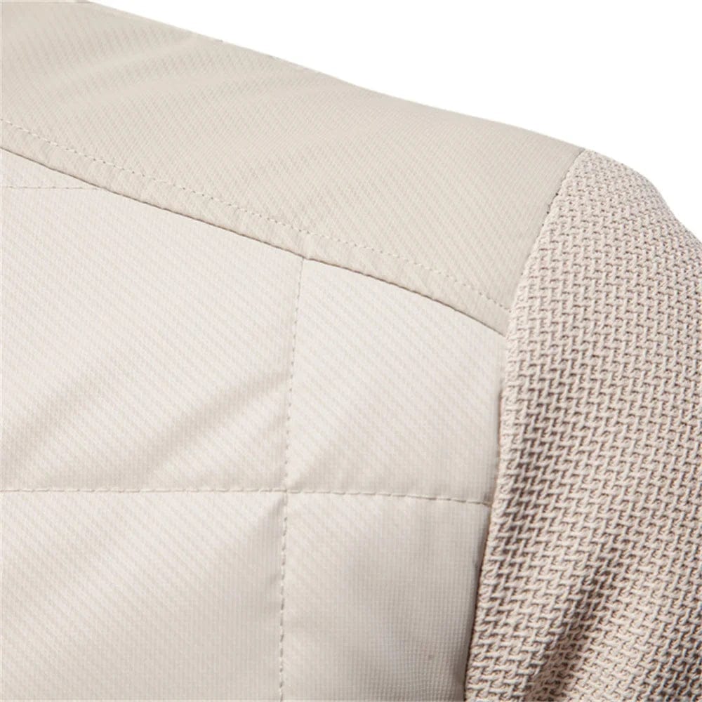 Quilted Jacket – Padded Front & Light Thermal Support