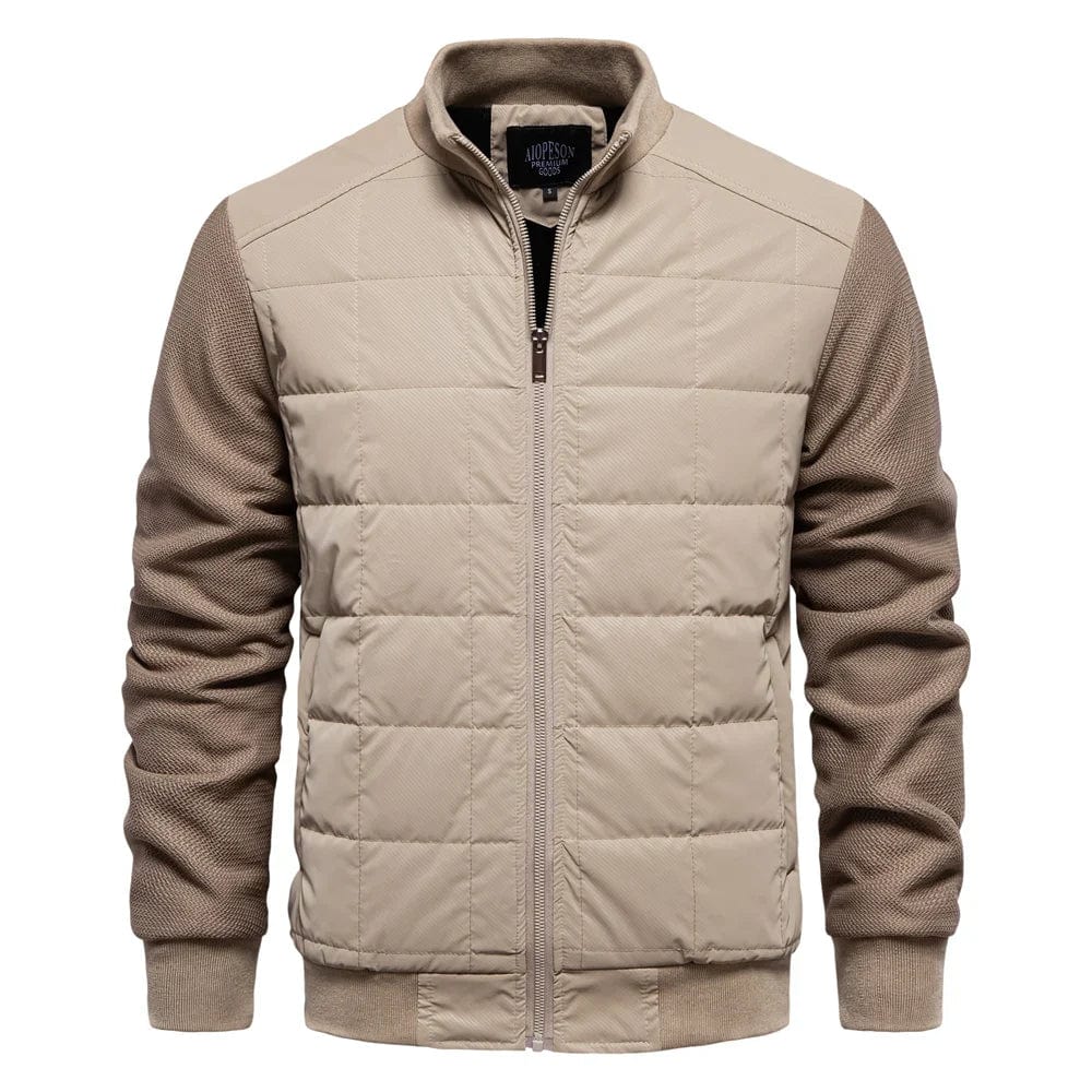 Quilted Jacket – Padded Front & Light Thermal Support