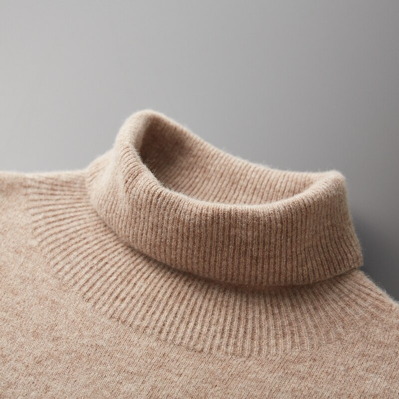 Rollneck Jumper - Smooth Knit & Stretch Neck Coverage