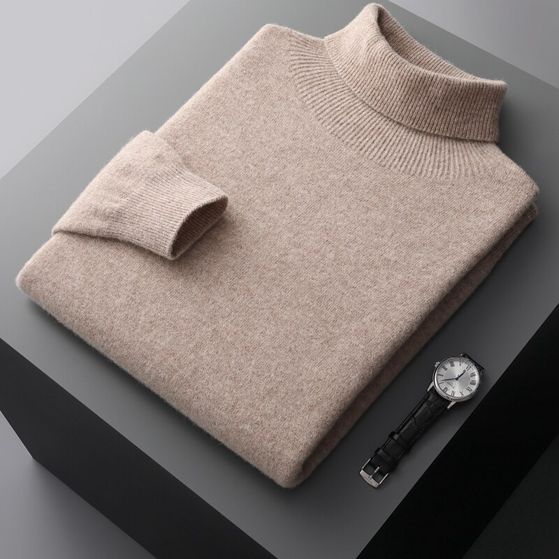 Rollneck Jumper - Smooth Knit & Stretch Neck Coverage
