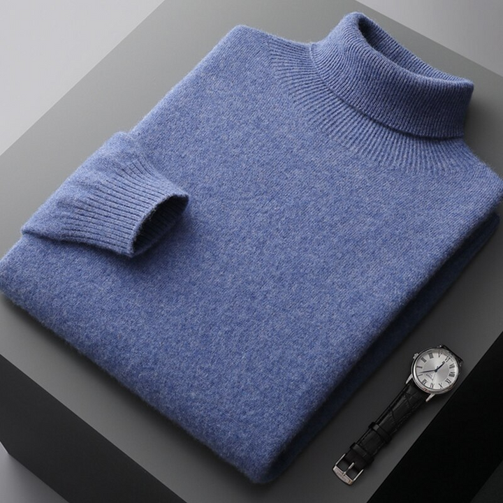 Rollneck Jumper - Smooth Knit & Stretch Neck Coverage