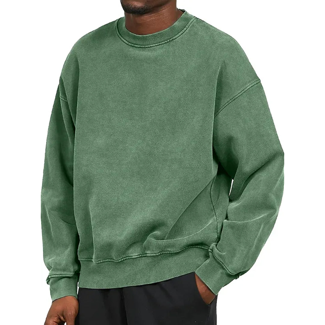 Round Neck Sweater - Soft Knit Blend & Easy Layering