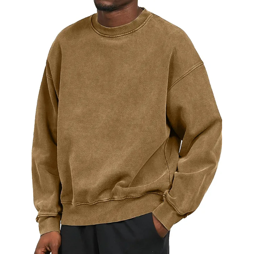 Round Neck Sweater - Soft Knit Blend & Easy Layering
