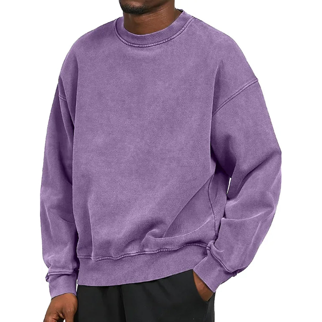 Round Neck Sweater - Soft Knit Blend & Easy Layering