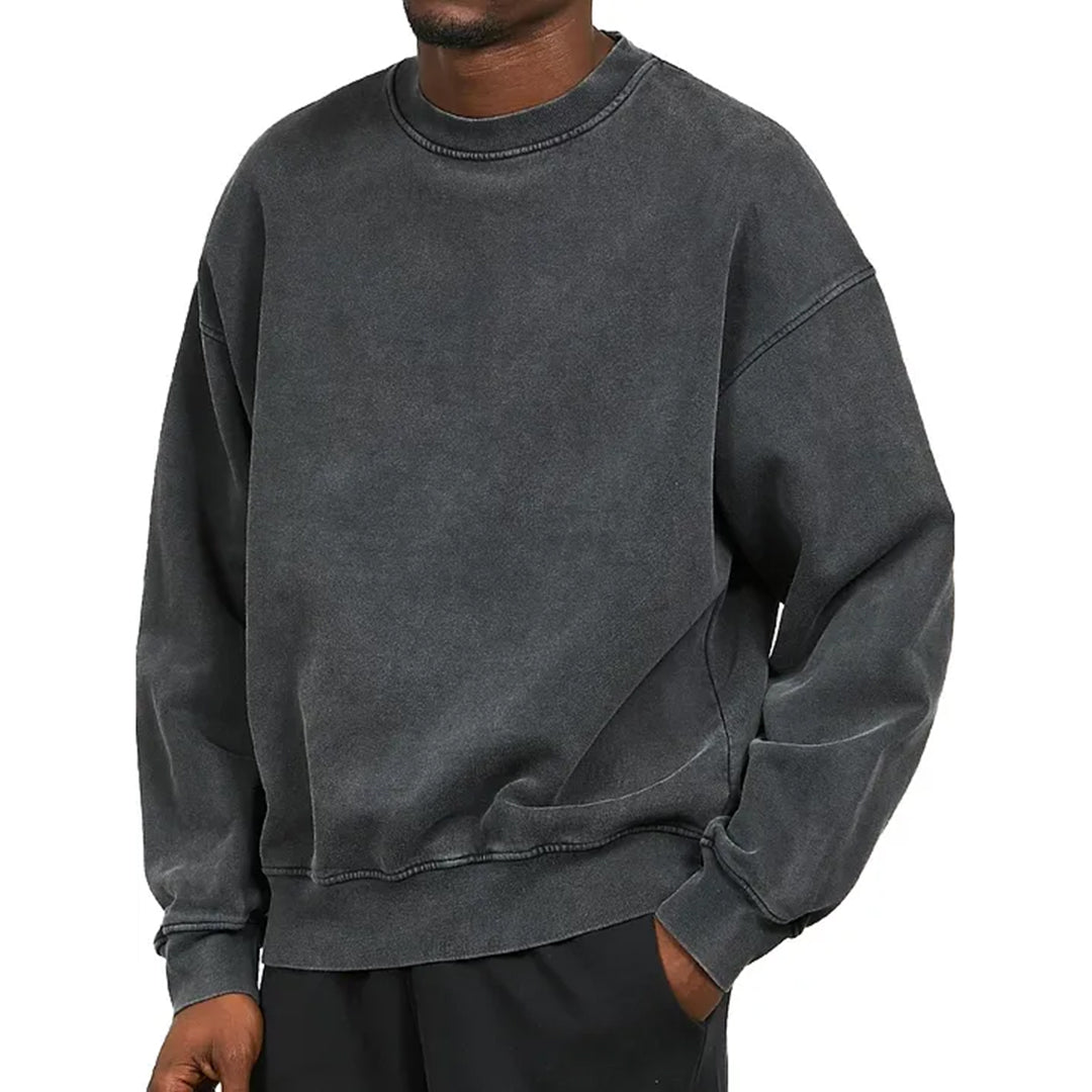 Round Neck Sweater - Soft Knit Blend & Easy Layering