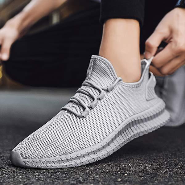 Running Shoes - Knit Upper & Cushioned Midsole Support