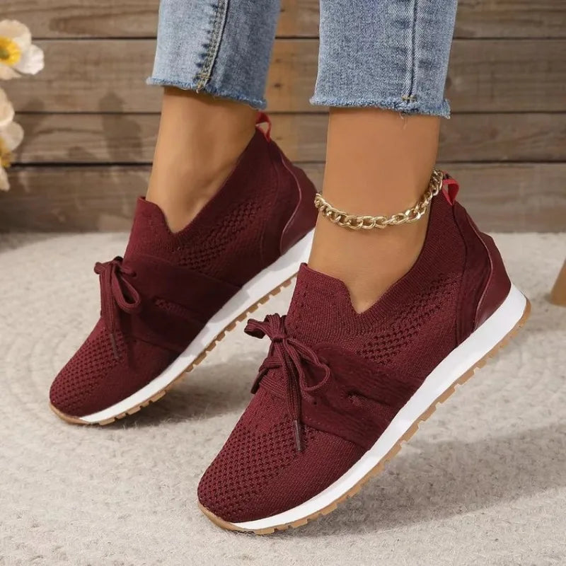 Women's Mesh Walking Sneakers-5