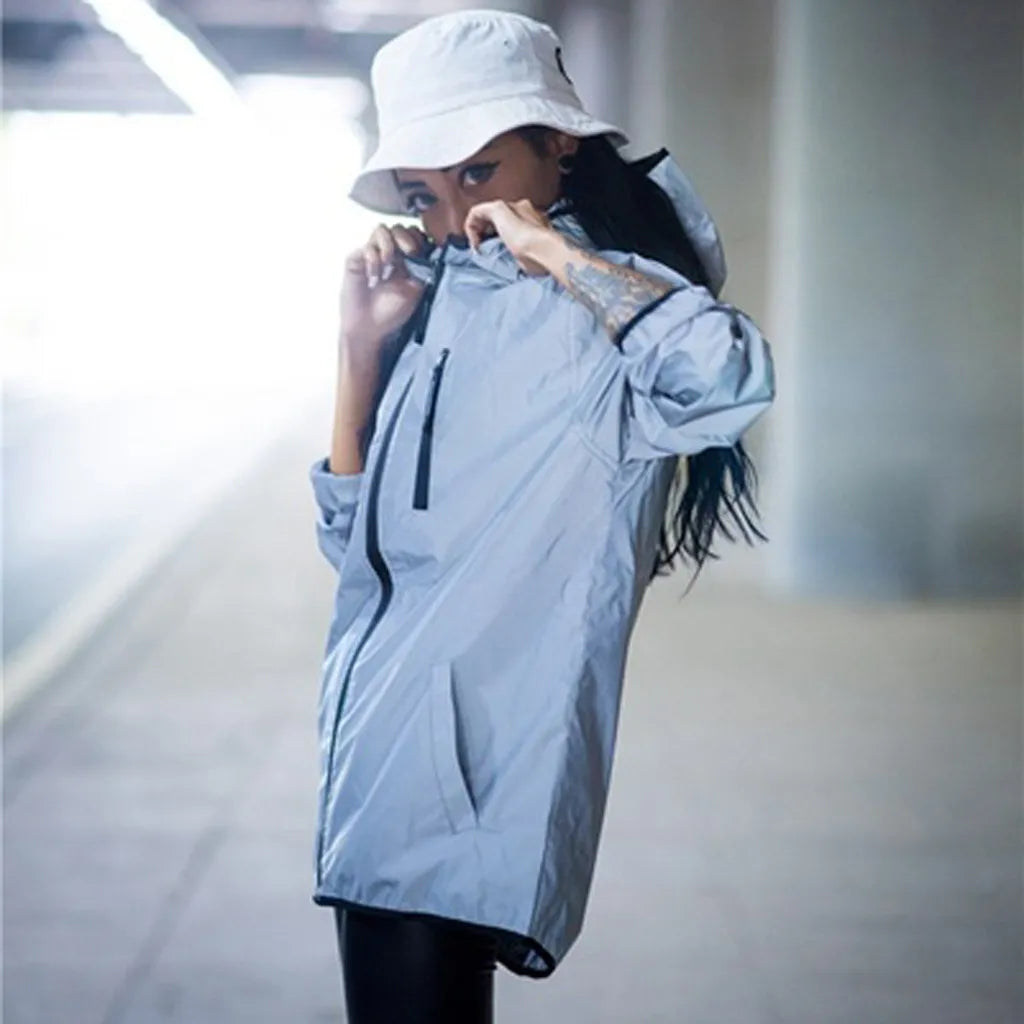 Men's Reflective Jacket Warm and Stylish-6