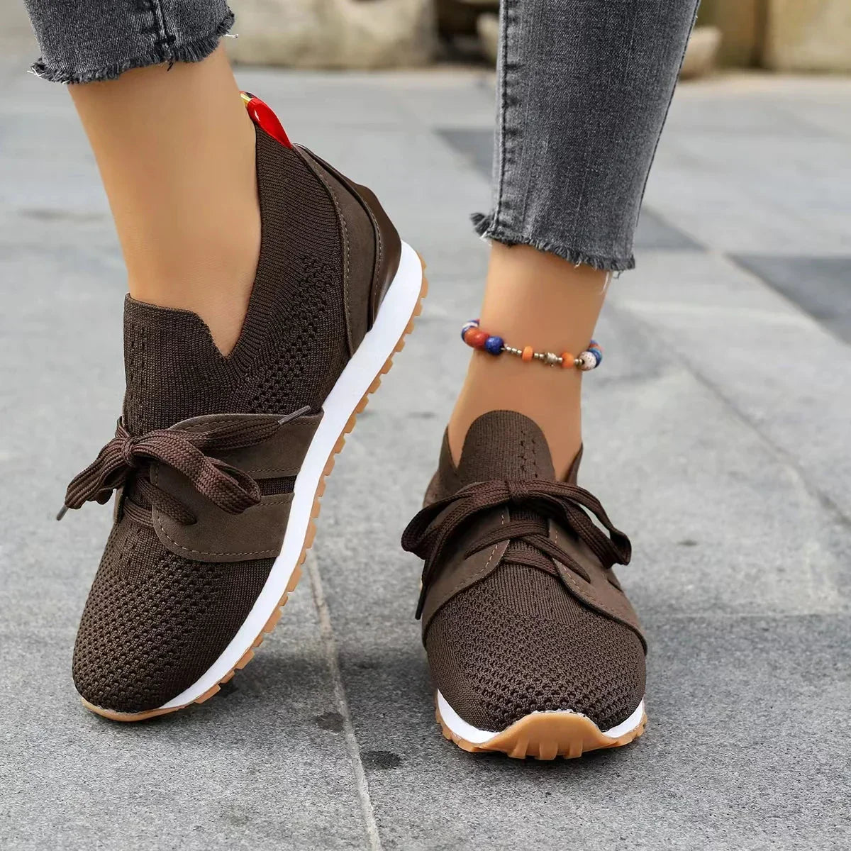 Women's Mesh Walking Sneakers-4