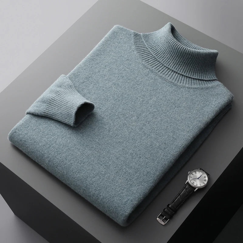 Castello | Turtleneck laget av 100% merinoull