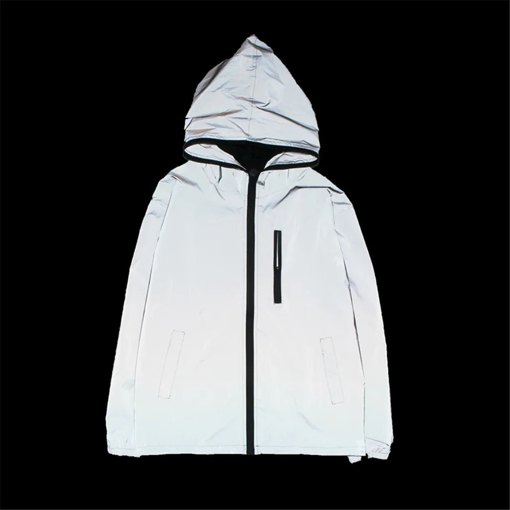 Men's Reflective Jacket Warm and Stylish-4