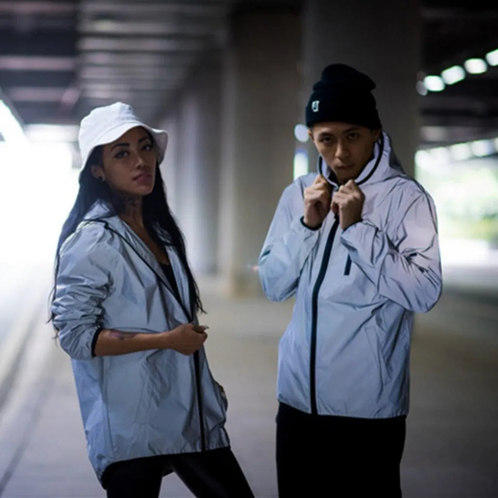 Men's Reflective Jacket Warm and Stylish-1